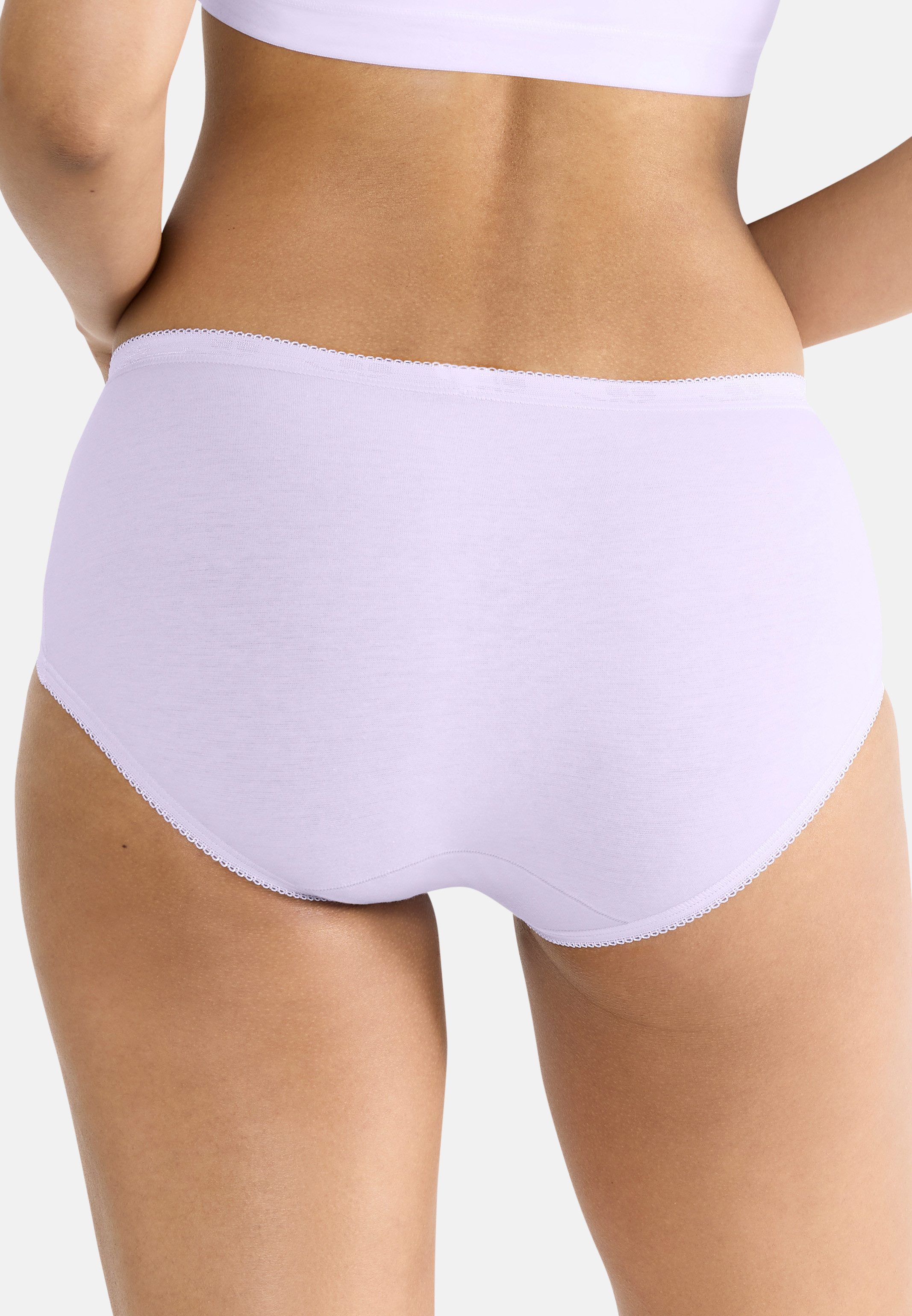 sloggi Midislip 6er Pack Basic+ (Spar-Set, 6-St) Midi Slip - Baumwolle - Atmungsaktiv - Im praktischen Mehrfachpack