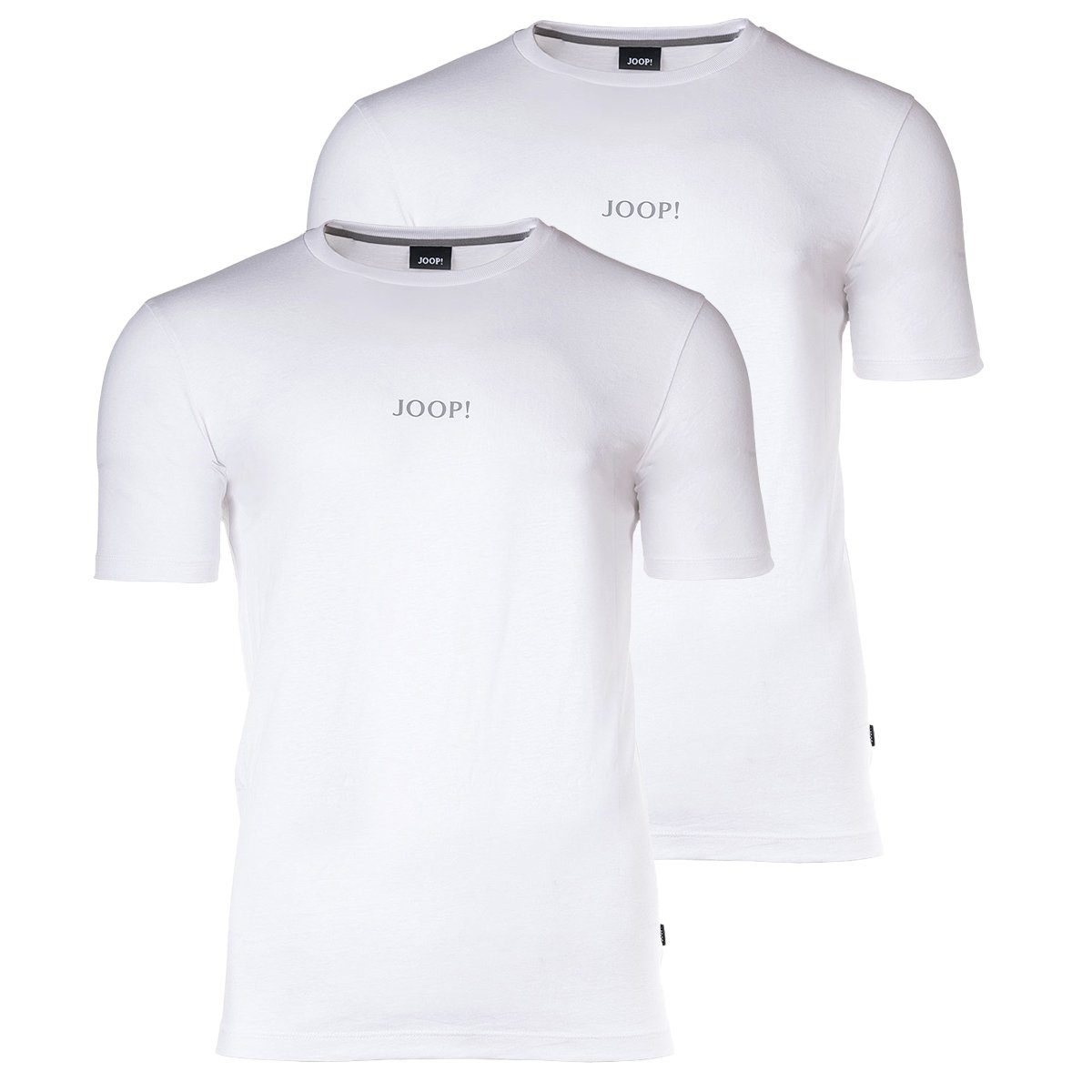 Joop! T-Shirt Herren T-Shirt, 2er Pack - Unterziehshirt Weiß