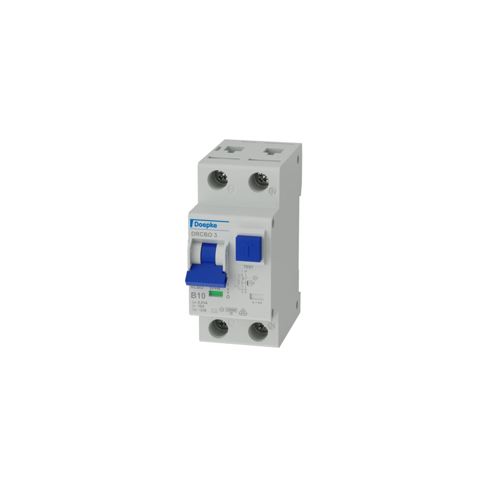 Doepke Schalter Doepke FI/LS-Kombination/RCBO DRCBO3 B10/0, 03/1N-A