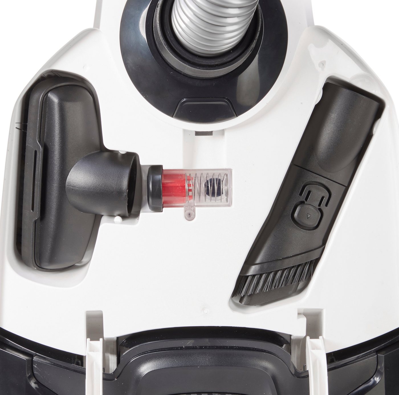 Hanseatic Bodenstaubsauger Carbon Optik, Platzsparend verstaubar, Unter 75dB, 800 W, mit Beutel, inkl. 3 Jahre Herstellergarantie