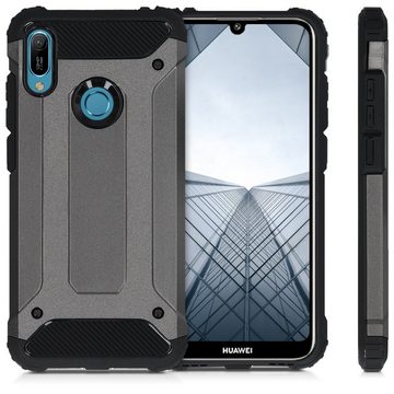 kwmobile Handyhülle, Hülle für Huawei Y6 (2019) - Hybrid Handy Cover Case - Schutzhülle mit TPU Bumper - Transformer Design