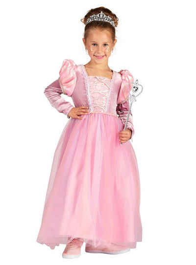 thetru Kostüm Rosa Märchenkleid für Kinder, Süßes Kleid für die pinke Prinzessin