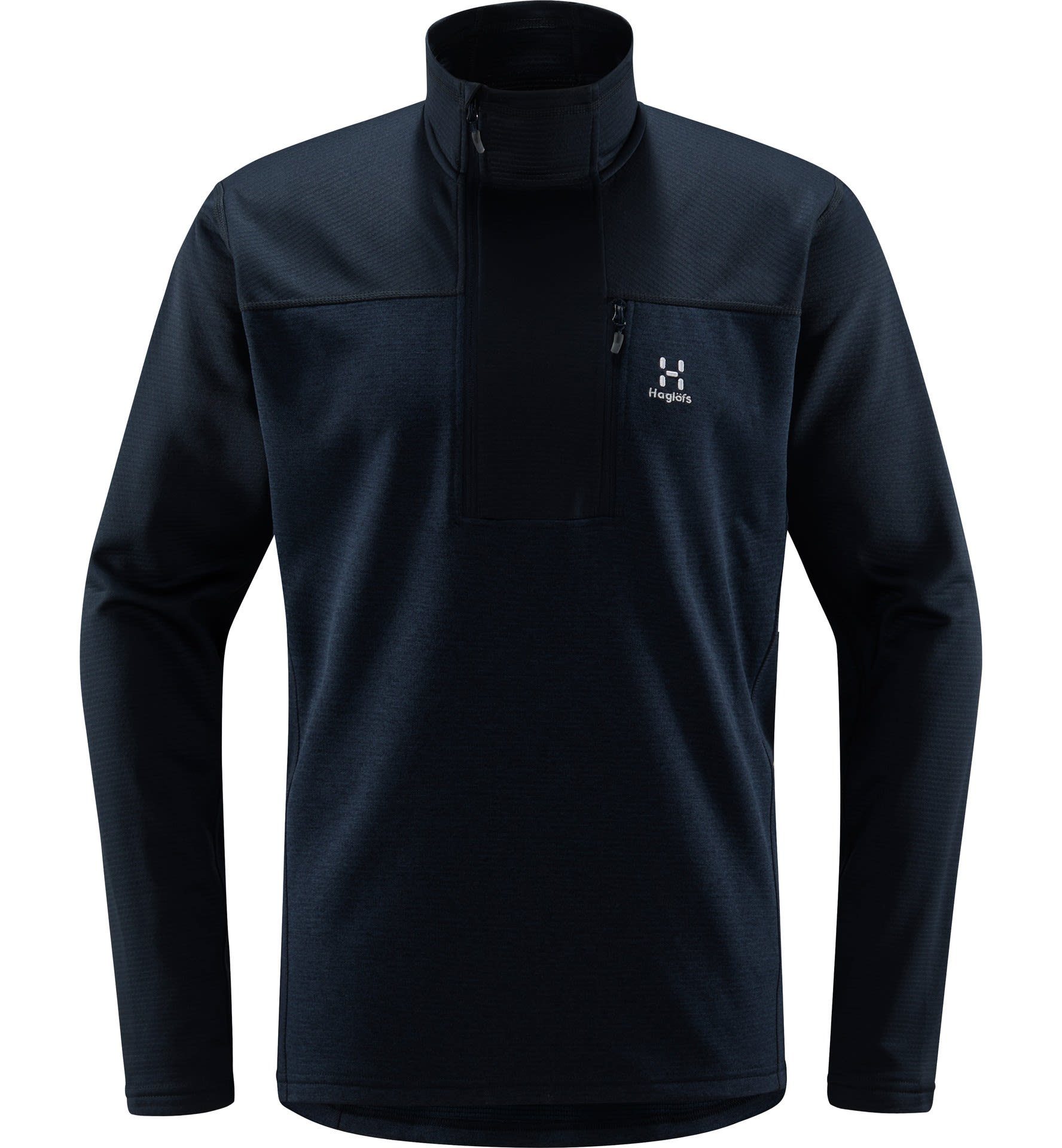 Haglöfs Langarmshirt Haglöfs M Roc Flash Mid Half-zip Herren Tarn Blue