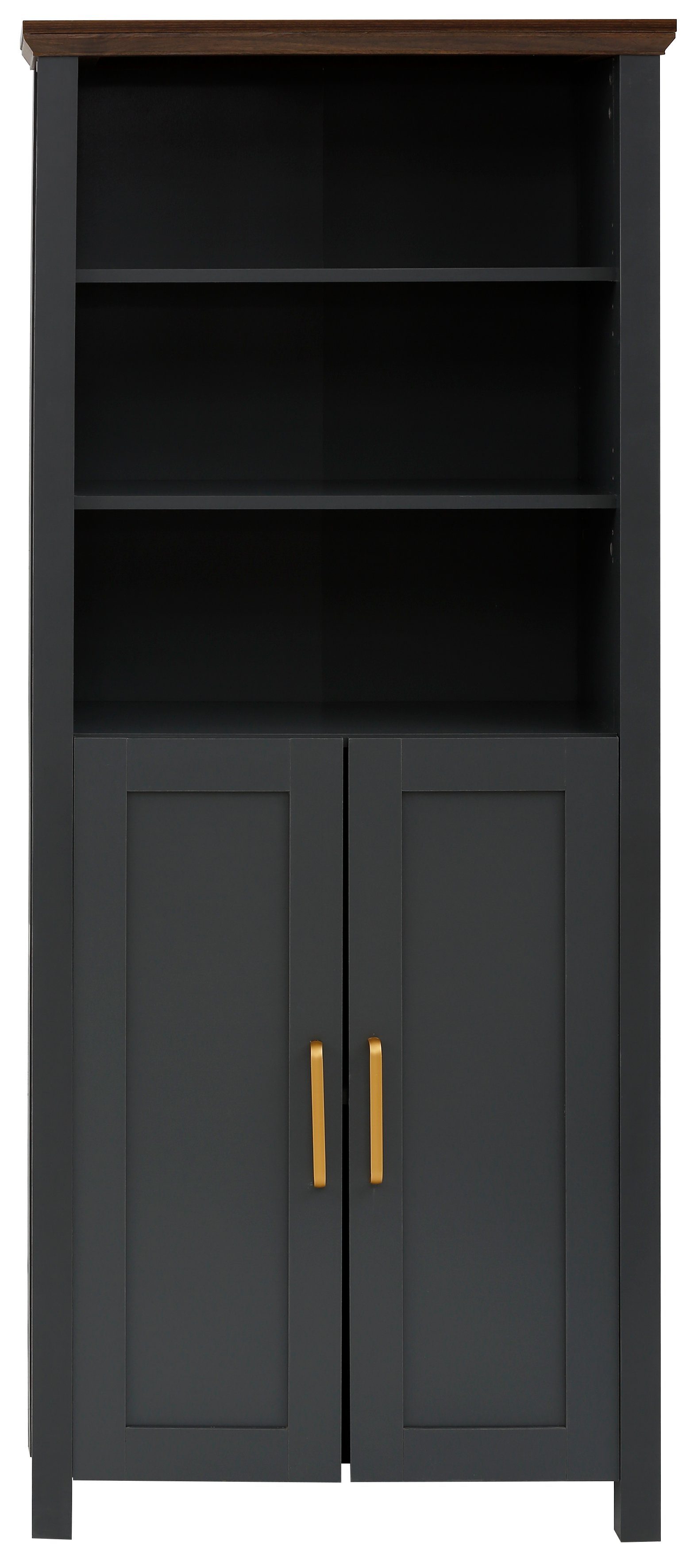 Home Türen Bücherregal 1-tlg., 2 Einlegeböden, verstellbare 75 affaire cm Holzoptik, Breite mit Martinau, und 3