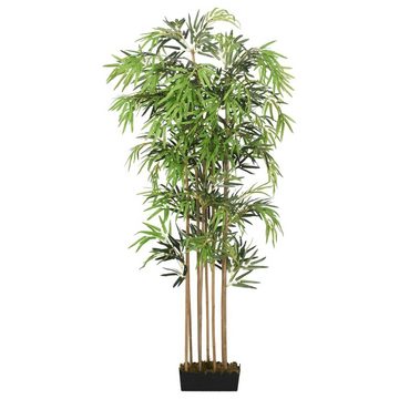 Kunstrasen Bambusbaum Künstlich 1095 Blätter 150 cm Grün, vidaXL, Höhe: 150 mm