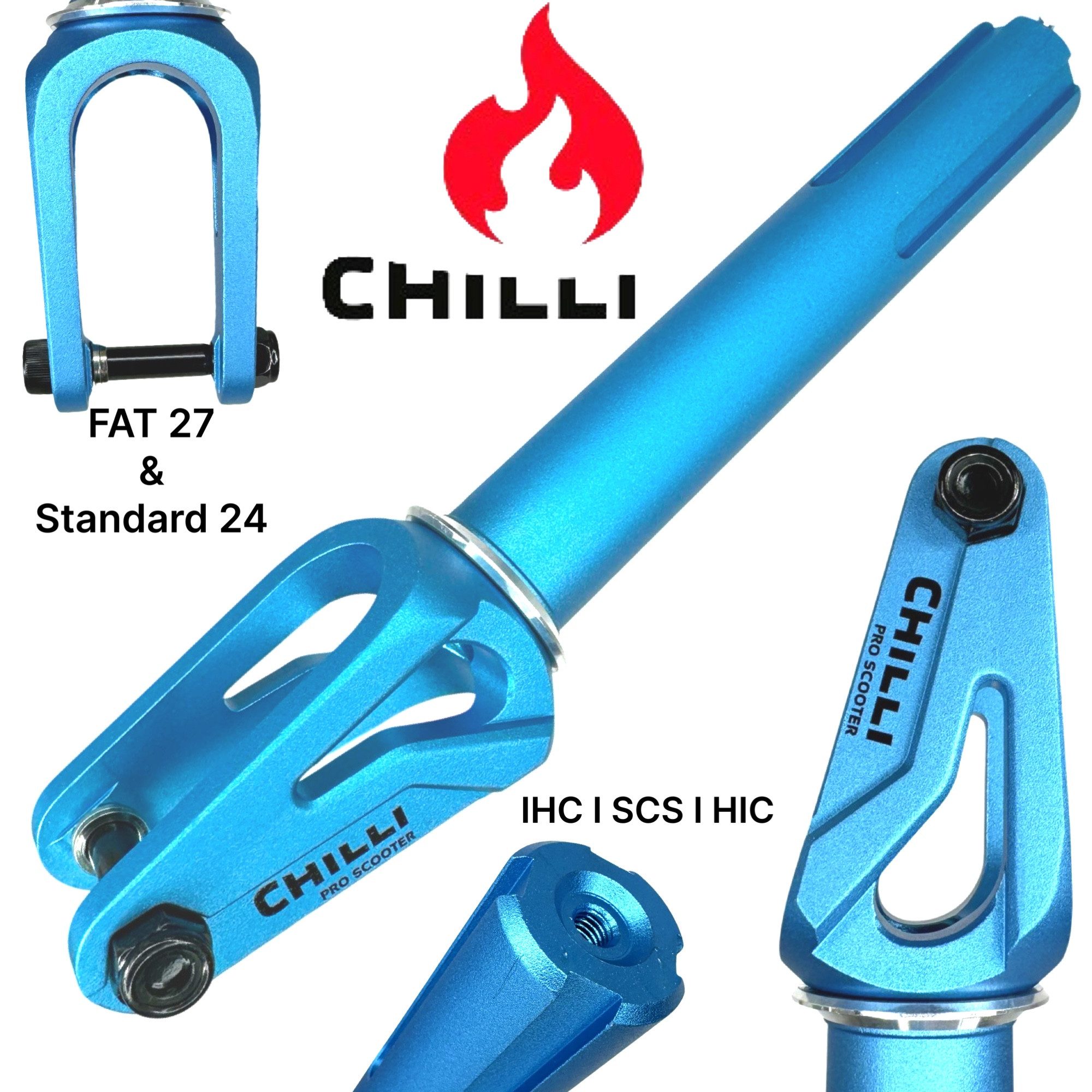 Chilli Pro Scooter Stuntscooter Chilli Pro Stunt-Scooter Forks IHC / SCS / HIC für 100 / 110 / 120mm