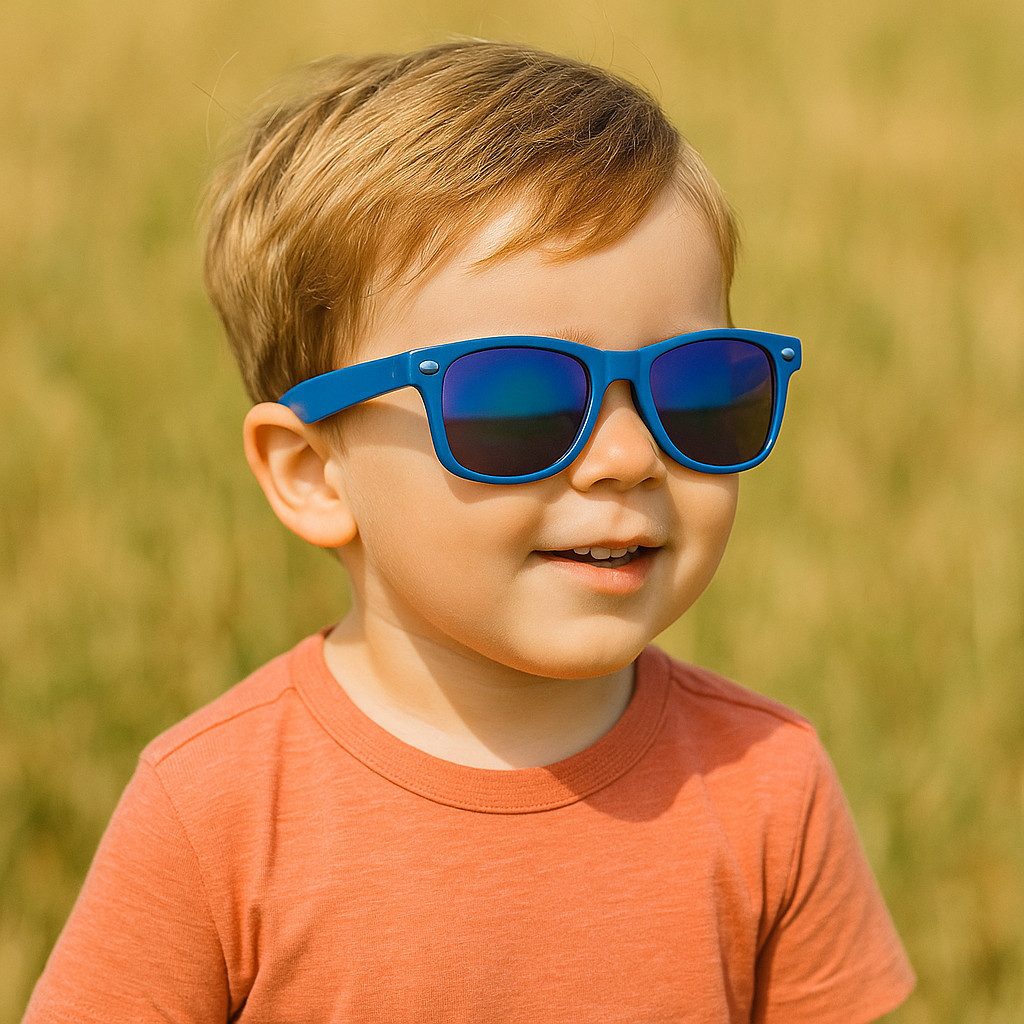 styleBREAKER Wayfarer Kinder Sonnenbrille Nerd Style (1-St) – Bild 4 von 5