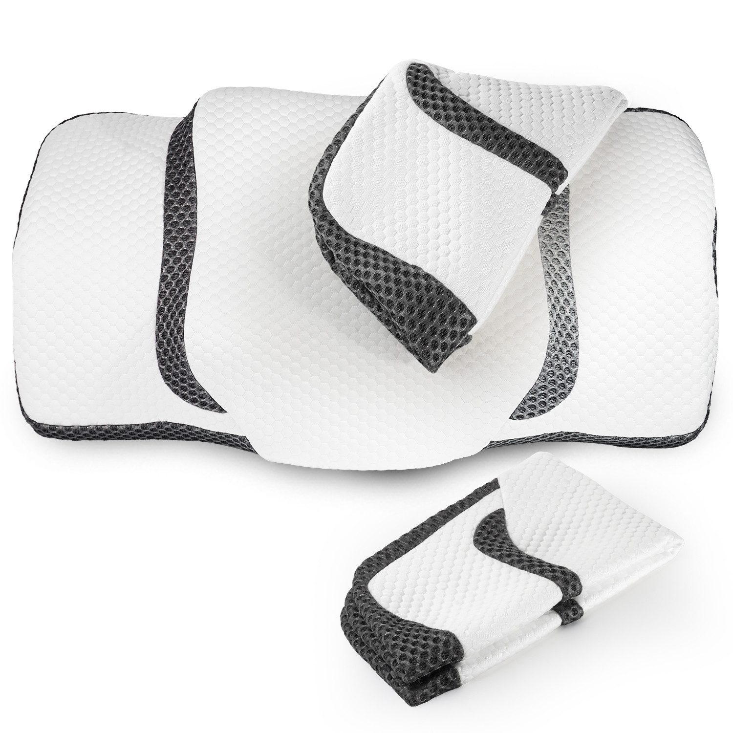 Esun Kopfkissen Memory Foam Kissen Kopfkissen, Ergonomisches Nackenstützkis günstig online kaufen