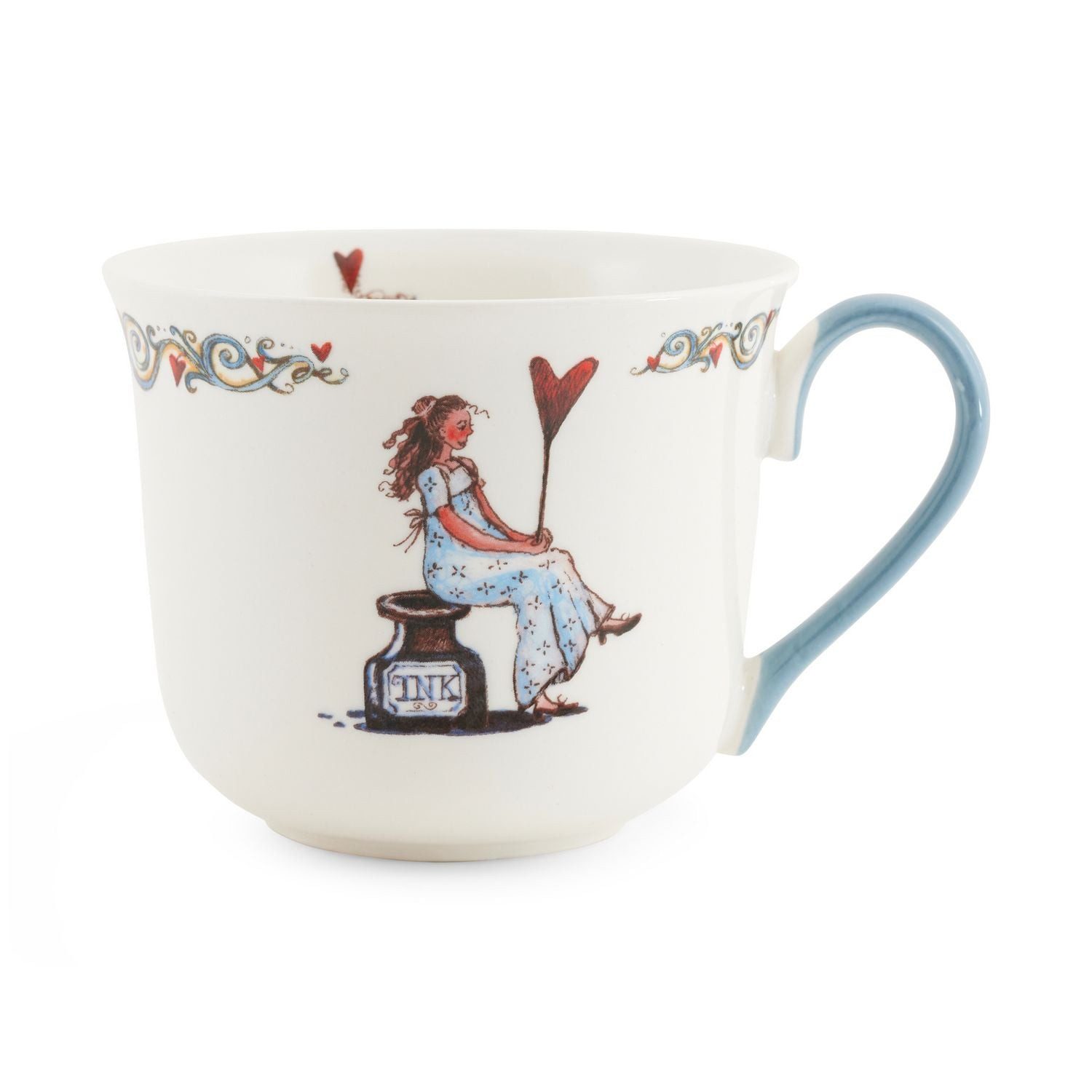 Tasse Kaffeebecher ""Herzenspost"", New Bone China