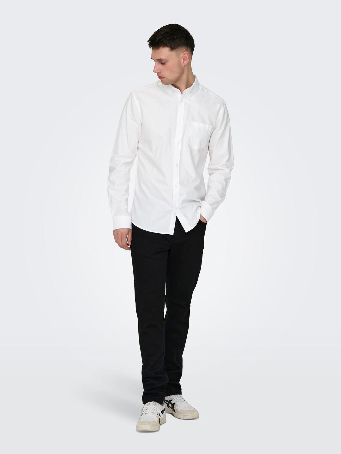 ONLY & SONS Langarmhemd Slim Fit günstig online kaufen