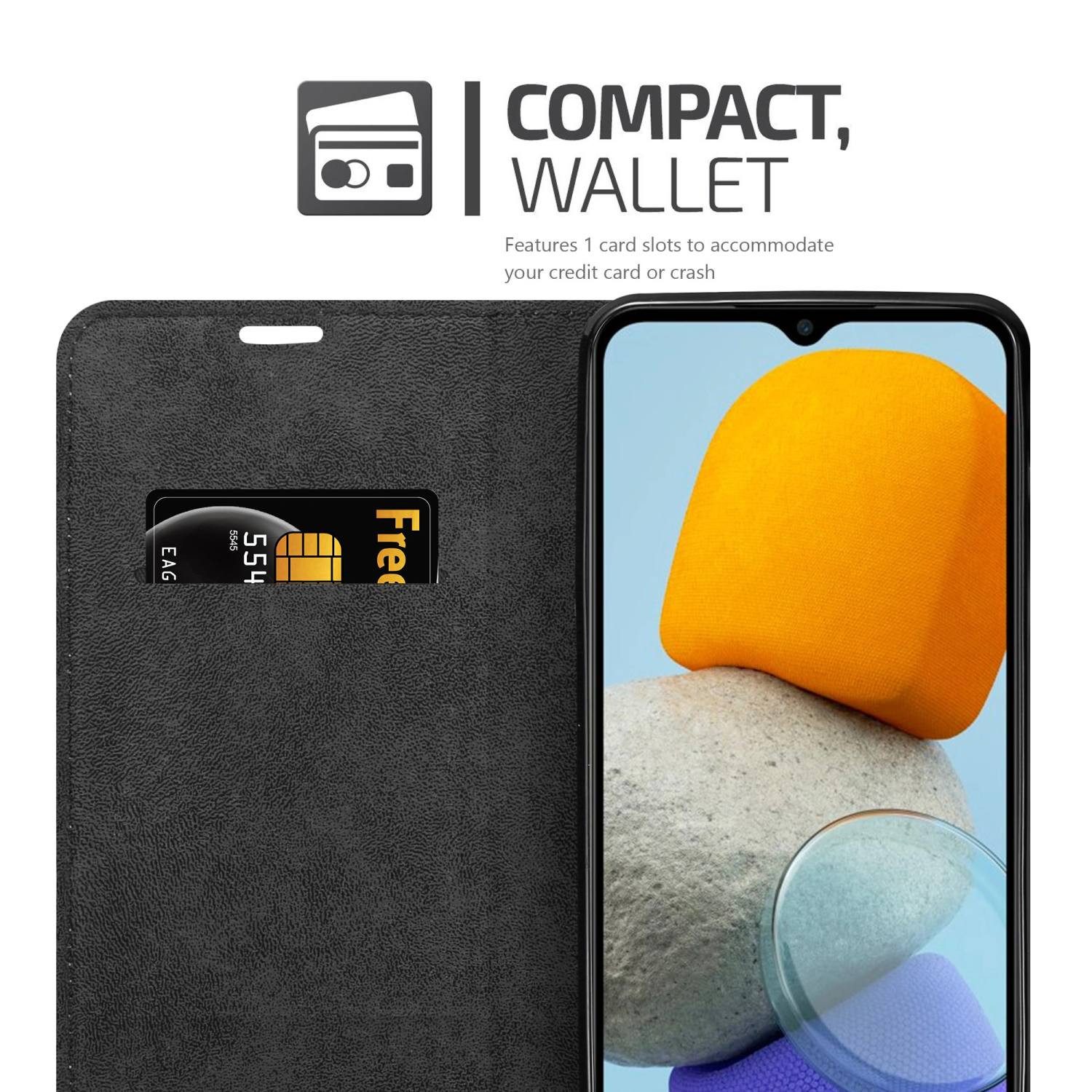 Cadorabo Handyhülle für Samsung Galaxy M23 5G Hülle Samsung Galaxy M23 5G, Hülle Schutzhülle mit Standfunktion, Magnetverschluss und Kartenfach