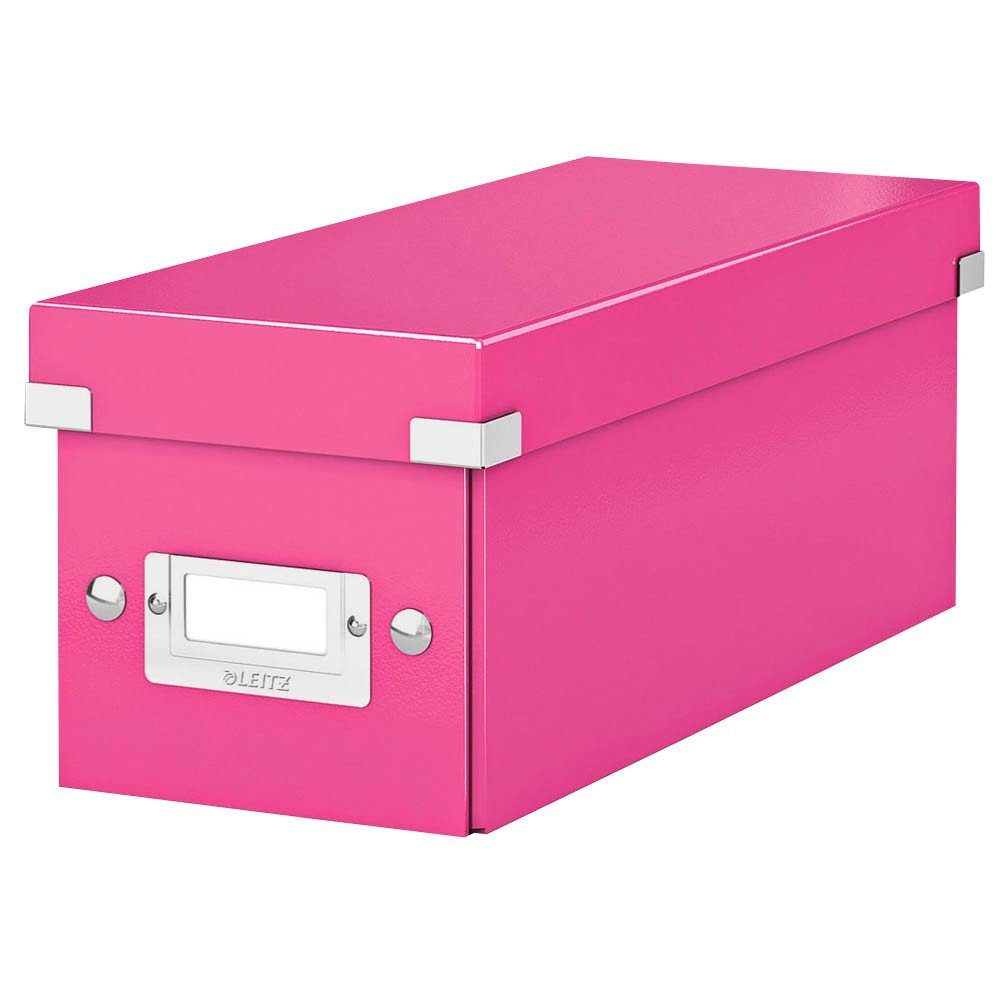 LEITZ Aufbewahrungsbox 1 Aufbewahrungsbox für CD´s Click & Store WOW pink günstig online kaufen