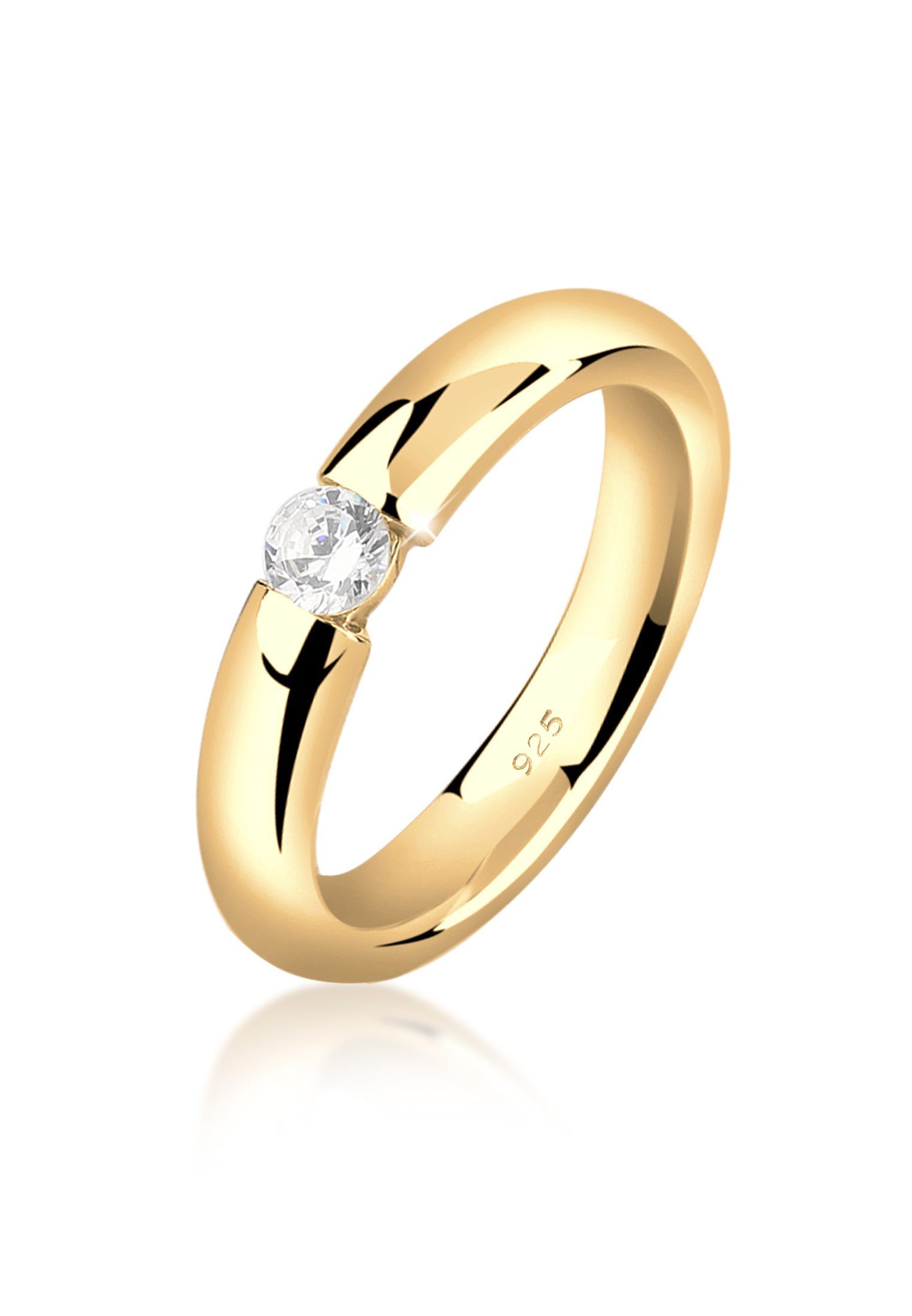 Nenalina Verlobungsring Damenring Solitär mit Zirkonia 925 Silber günstig online kaufen