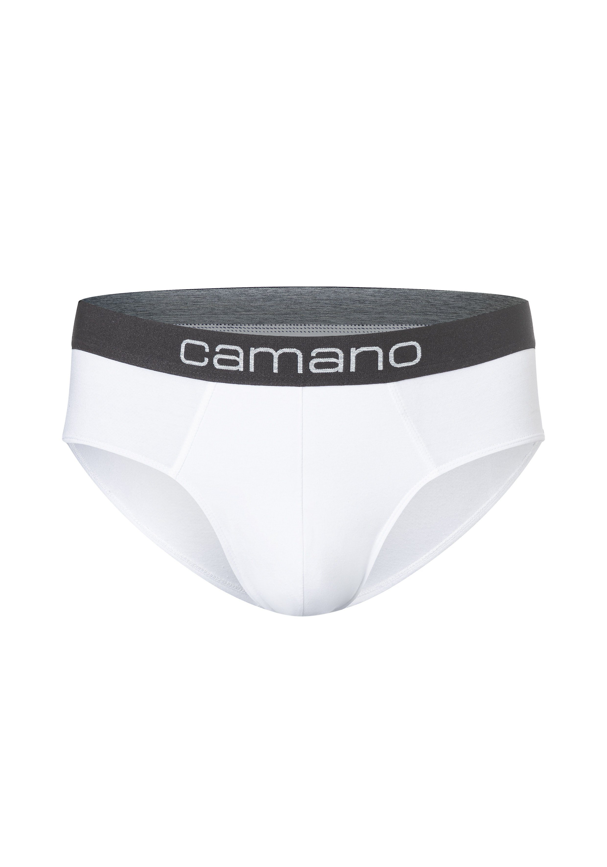 weiß, schwarz mit komfortablem Camano (6-St) Bund Slip