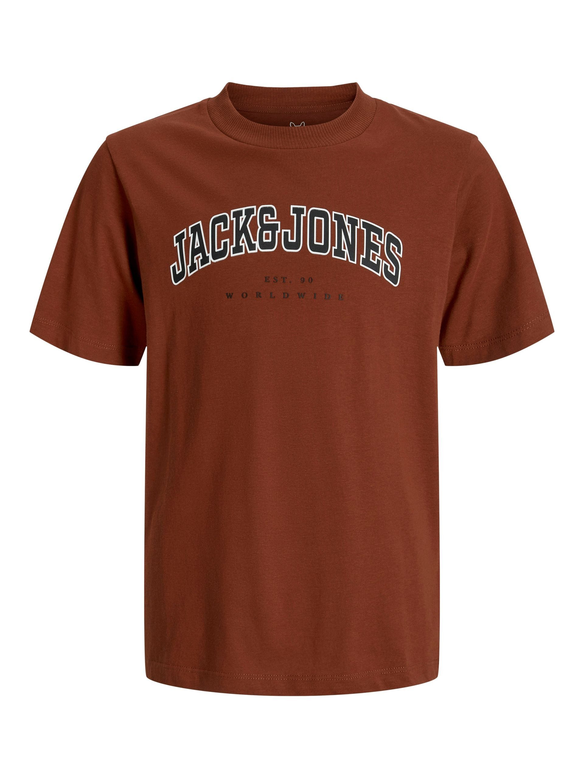 Jack & Jones Junior T-Shirt JJECALEB VARSITY TEE S/S O-NECK MNI