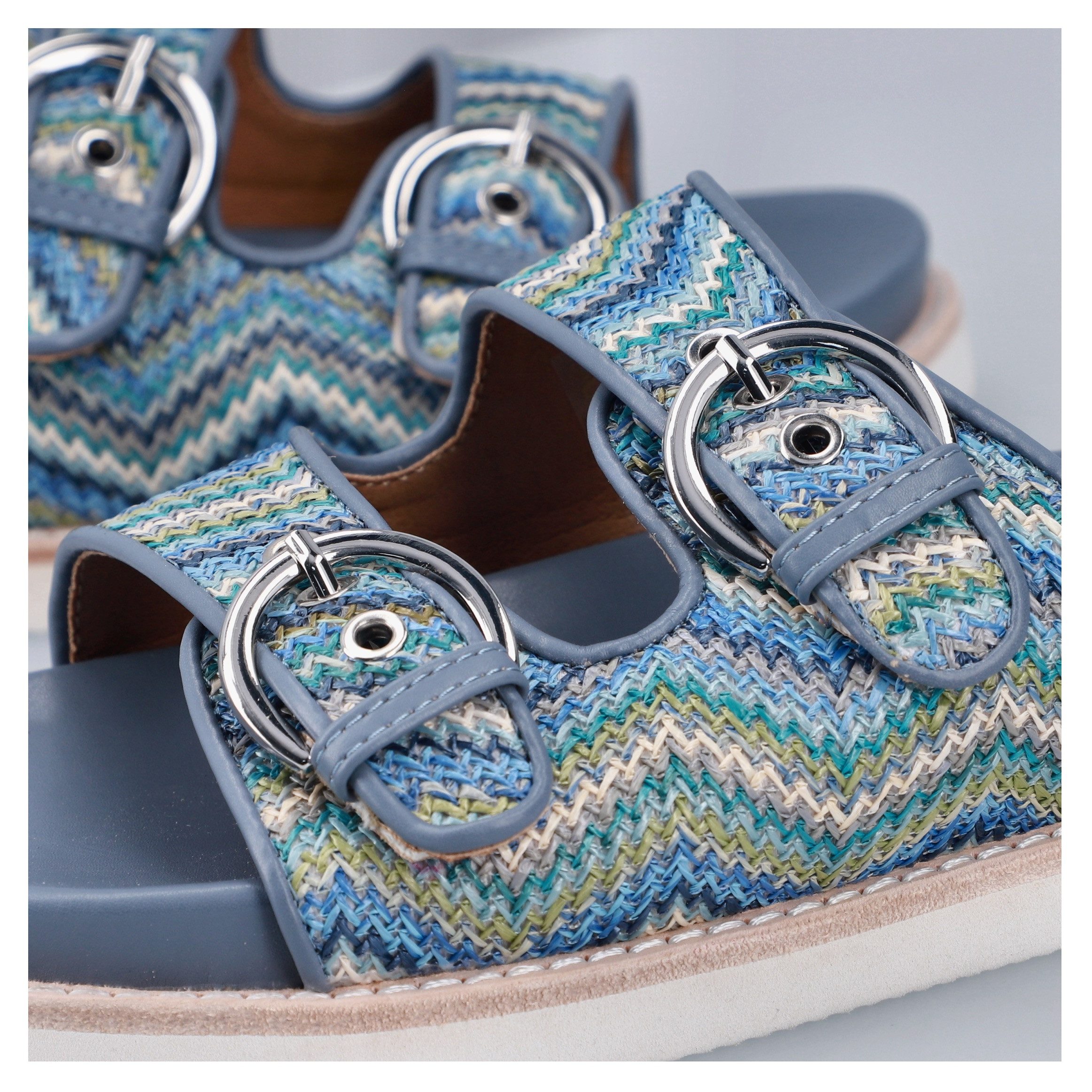 Rieker Pantolette Sommerschuh, Strandschuh, Urlaubsschuh, Schlappen günstig online kaufen