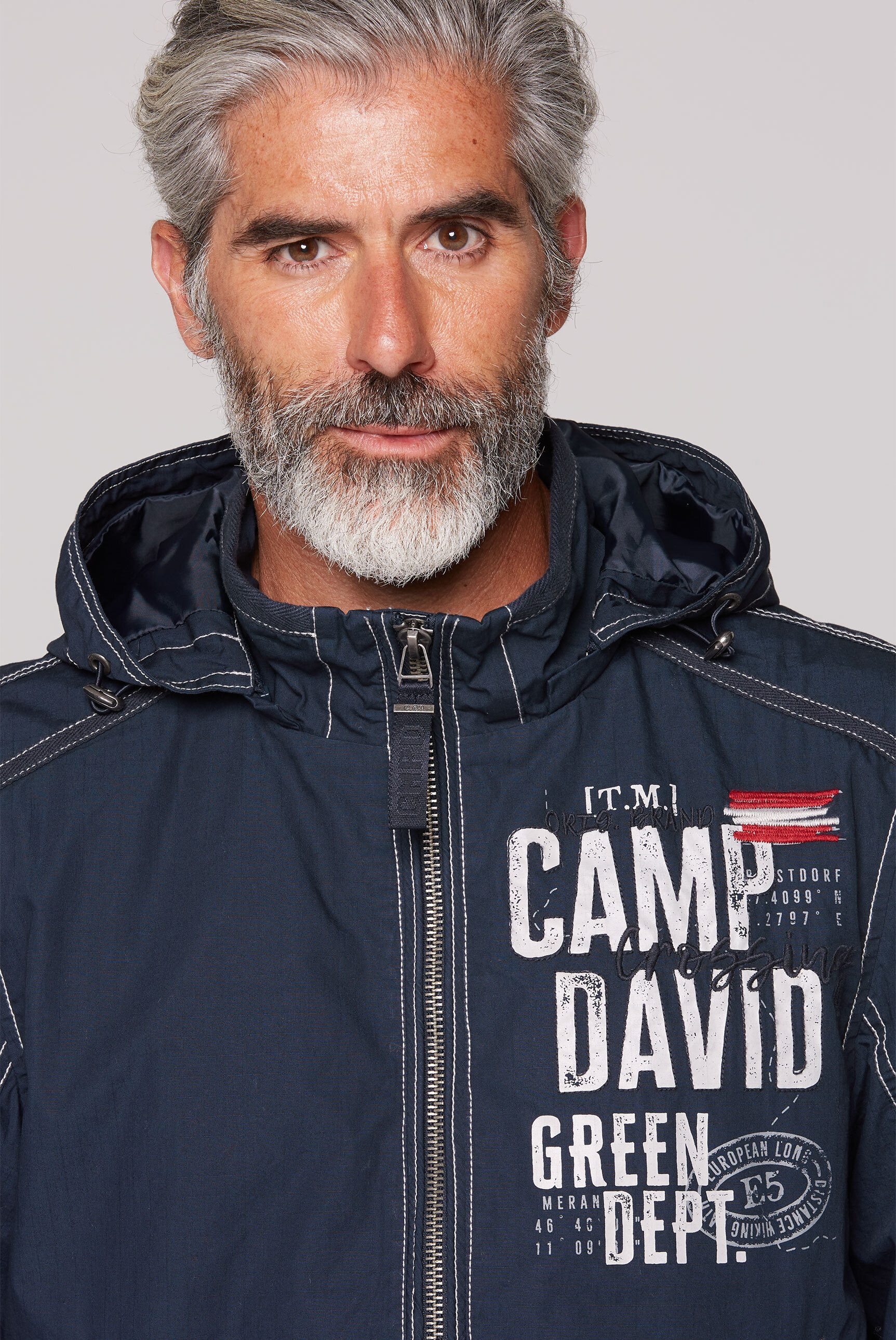 CAMP DAVID Outdoorjacke mit Ärmeltasche