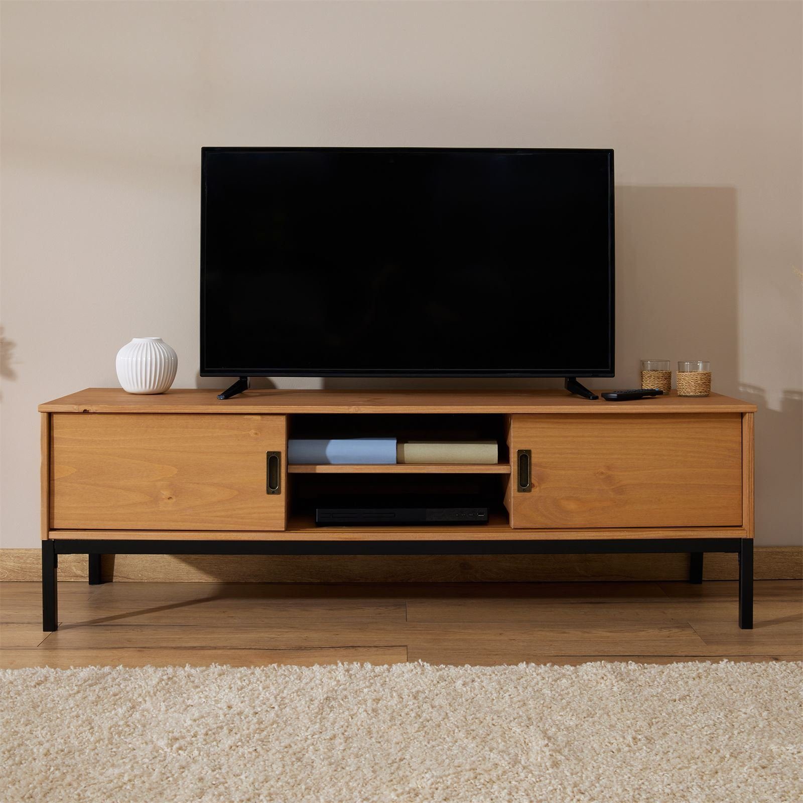IDIMEX Lowboard SELMA, Lowboard TV Möbel Tisch Schrank Fernsehtisch Fernsehschrank Industrial