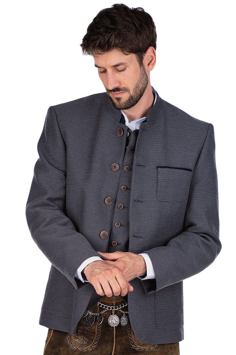 Hammerschmid Trachtenjanker Janker - JENS - graublau