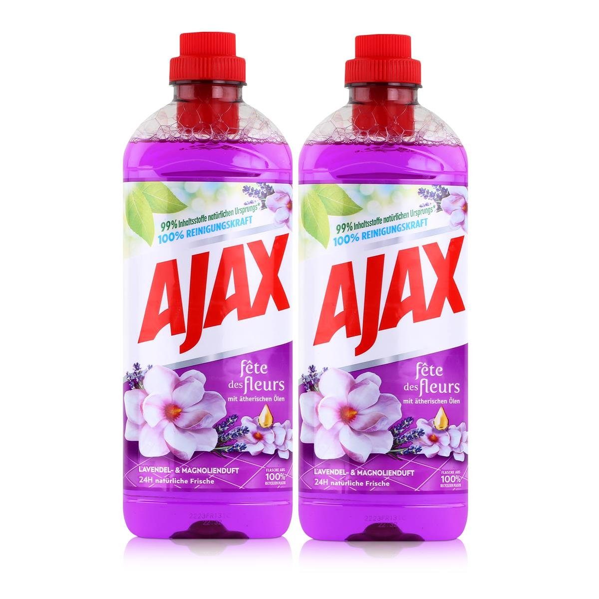 Magnolie Allzweckreiniger Ajax Liter - 1 AJAX & Allzweckreiniger Bodenreiniger (2e Lavendel-