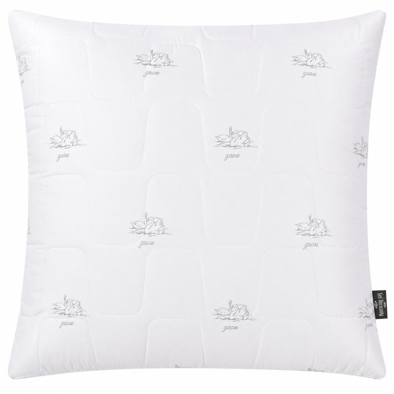 SEI Design Kopfkissen Kopfkissen Kissen Mirkofaser Seitenschläferkissen, Füllung: 1250g luxuriöse Mikrofaser, Bezug: Mikrofaser gesteppt, Seitenschläfer, Bauchschläfer, Rückenschläfer, Kissen, Avegane Alternative zu Daunenkissen