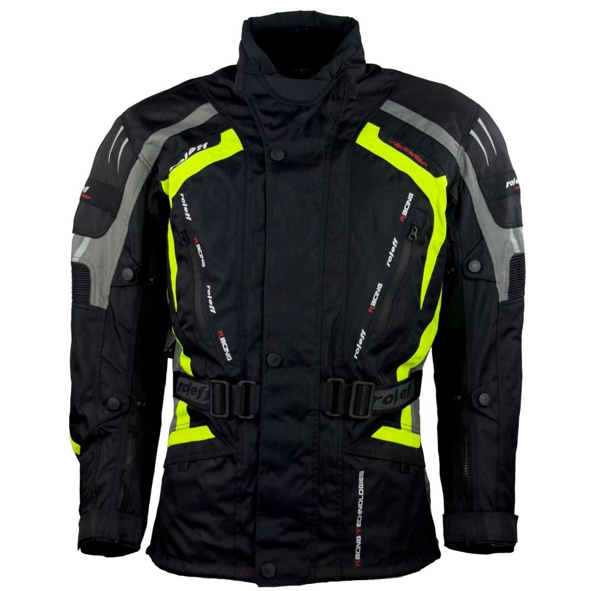 roleff Motorradjacke RO387 - Perfekt für lange Touren & hohe Sichtbarkeit auch in großen Größen