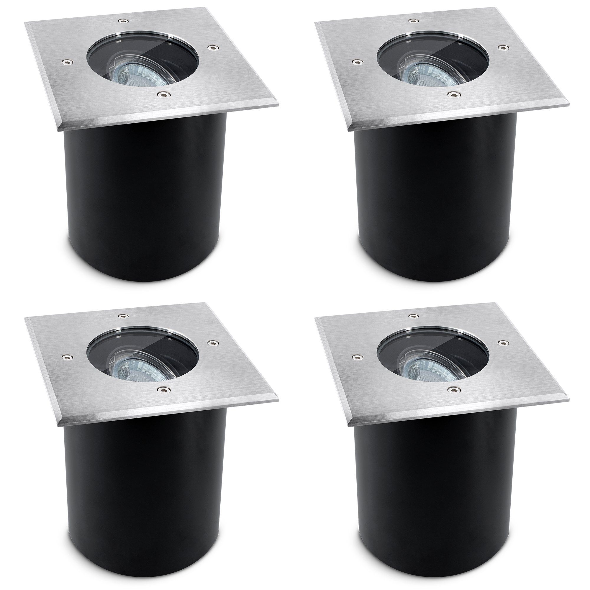 SSC-LUXon LED Gartenstrahler Bodeneinbaustrahler JUAVI quadratisch günstig online kaufen
