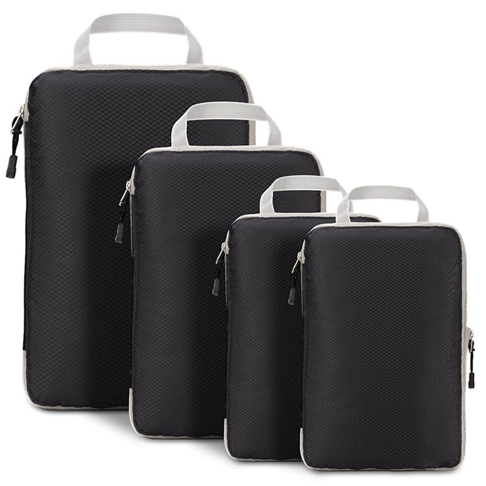 Blusmart Kofferset Vierteiliges Kleider-Reisepaket, Tragbare Wasserdichte black