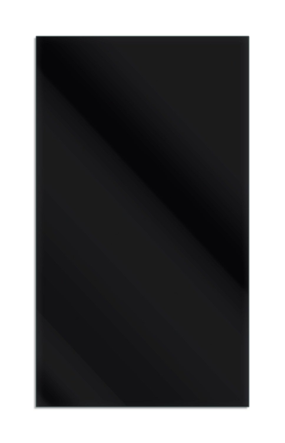 Wallario Herd-Abdeckplatte Schwarz, ESG-Sicherheitsglas, (Glasplatte, 1 tlg., inkl. 5mm Noppen), verschiedene Größen