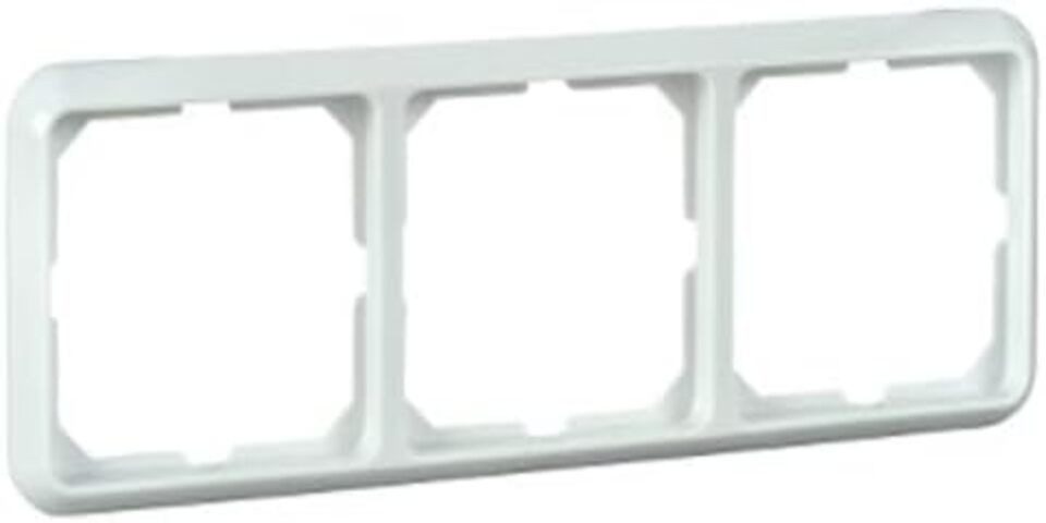 Schneider Electric Elso 204304 Rahmen 3-fach FASHION Duro reinweiß Smart-Home-Zubehör