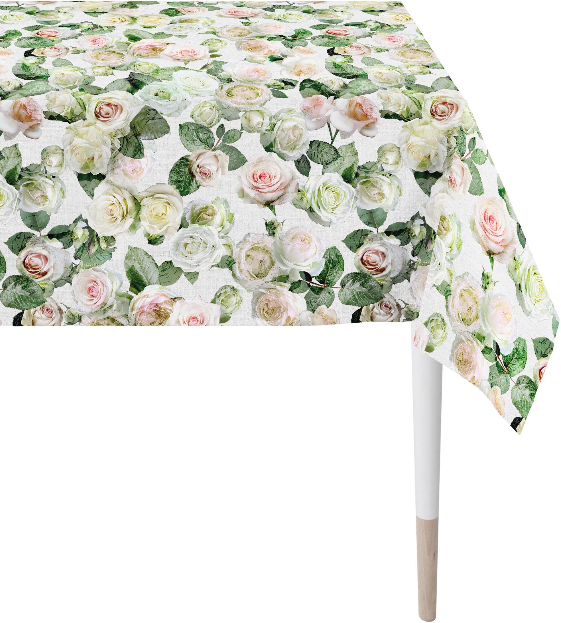 APELT Tischdecke 1624 Summergarden, Sommerdeko, Sommer (1-tlg), Digitaldruck