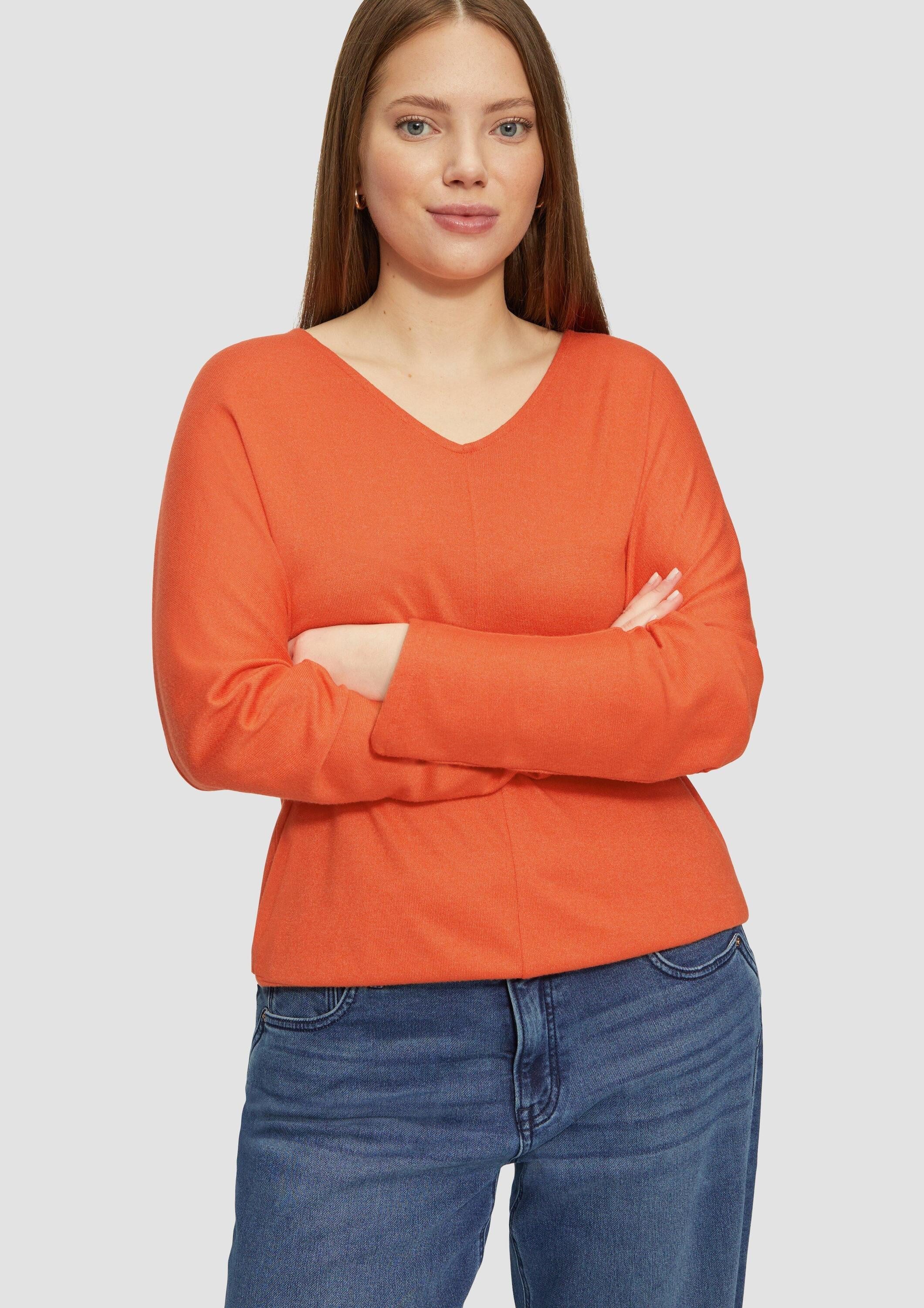 s.Oliver Langarmshirt T-Shirt (1-tlg)