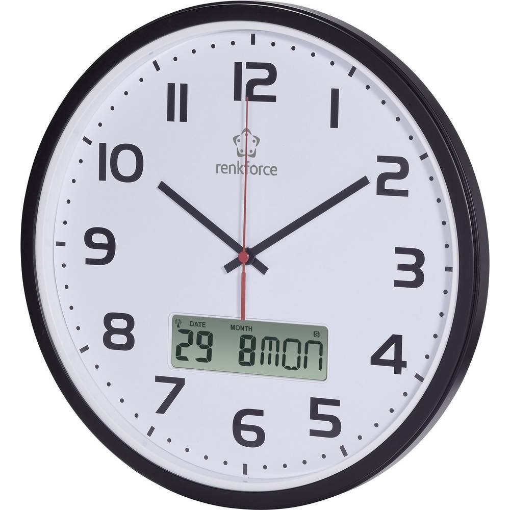 Renkforce Wanduhr Funk-Wanduhr HD-WRCL135 günstig online kaufen