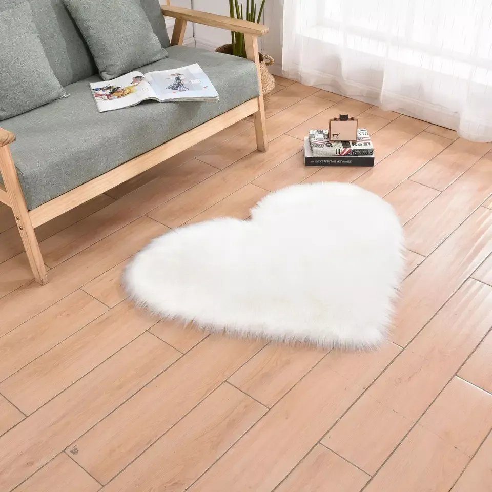 VewoTex Teppich Herzteppich » Flauschiger Teppich in Herzform, Herz, » Herz Teppich » Zierteppich I Vorleger