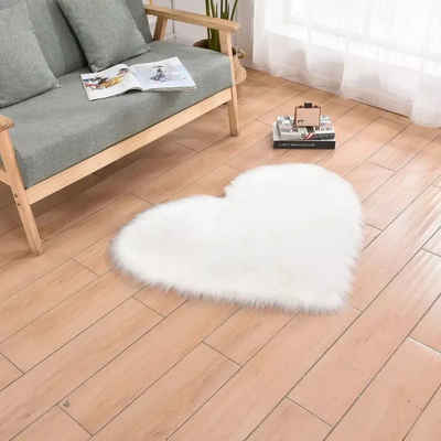 Teppich Herzteppich 40 x 50 cm, Home,Relax&Style, Herz, Herzförmig
