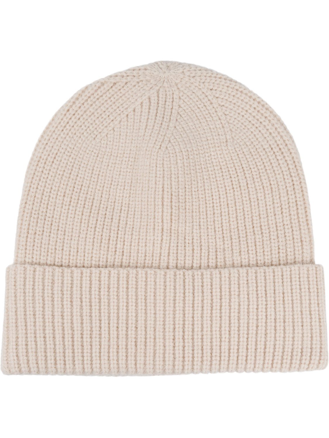 styleBREAKER Strickmütze Feinstrick Beanie Mütze mit Krempe (1-St) günstig online kaufen