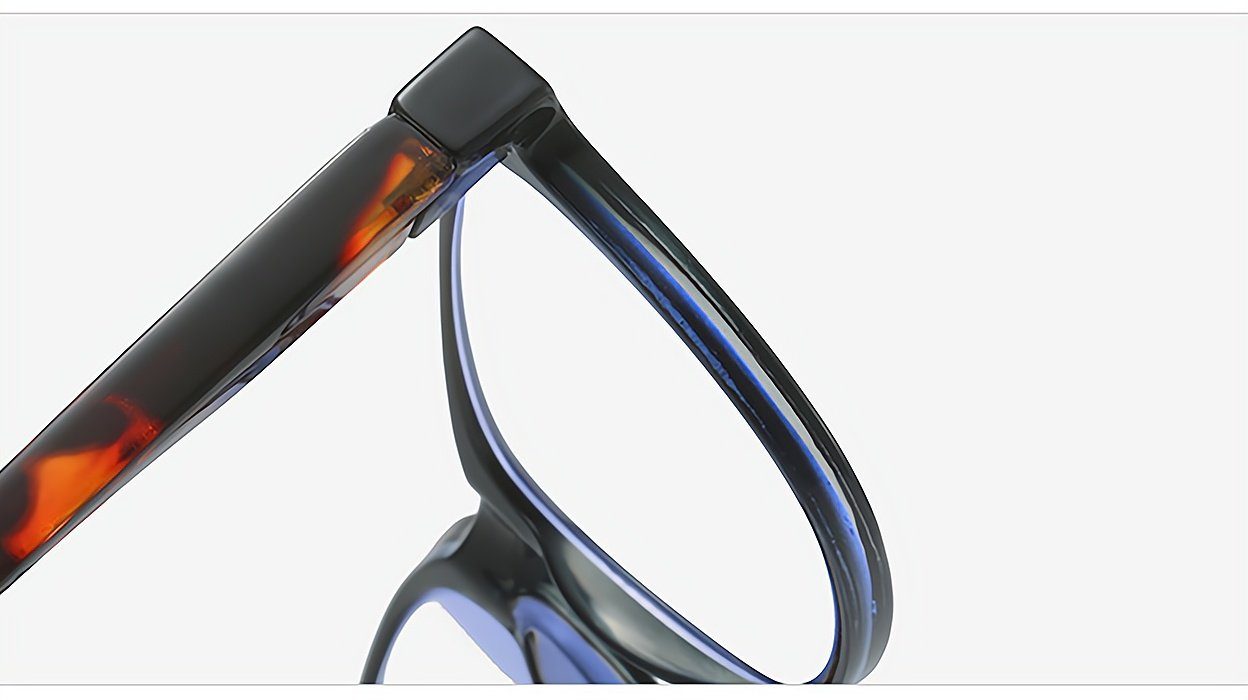 anti Gläser PACIEA Mode Lesebrille weiß Rahmen bedruckte blaue presbyopische