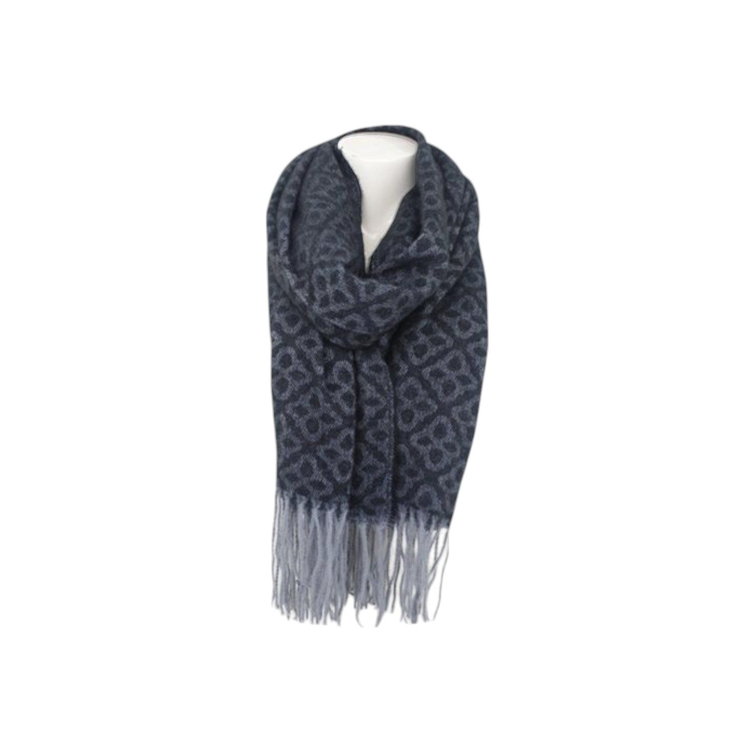 VewoTex Schal Winter Damen » Soft Cashmera » Winterschal Boutique Blume, (Einzelner Schal, 1-St. Kein Set), » Damenschal » Fransenschal 180 x 65 cm
