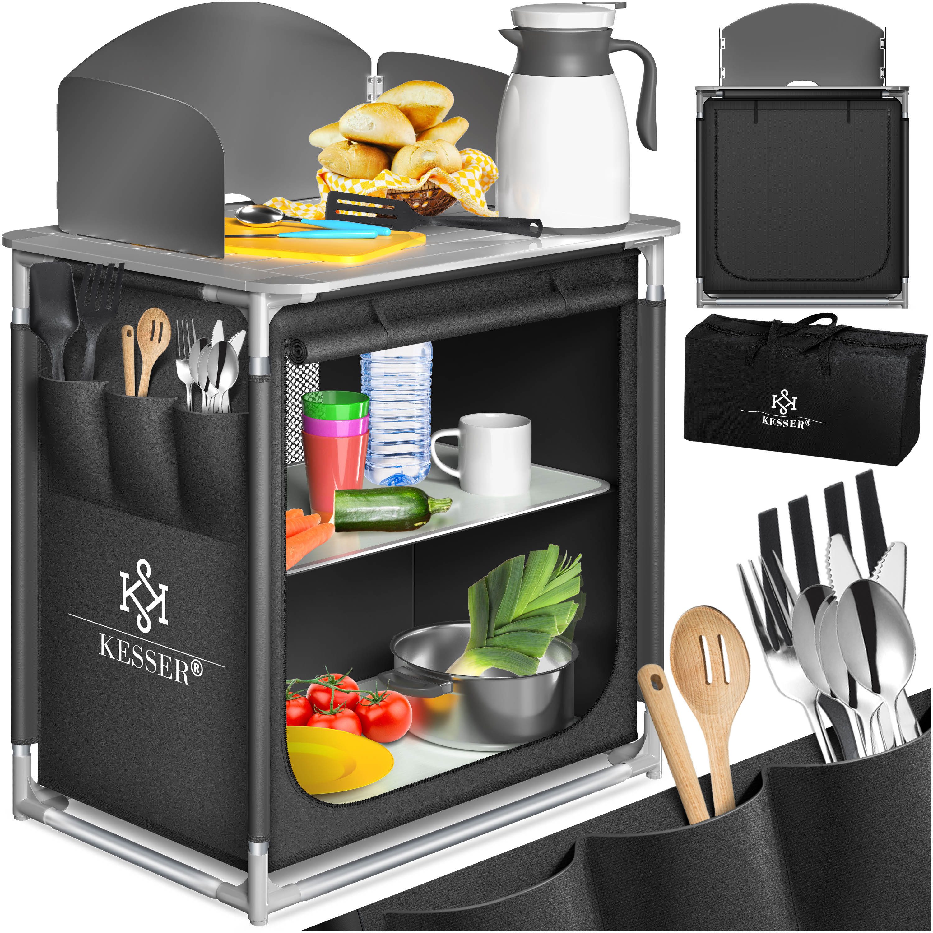 KESSER Campingschrank Campingschrank, Campingküche mit Aluminiumgestell günstig online kaufen