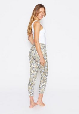 ANGELS 7/8-Hose Hose Ornella mit tropischem Print mit Label-Applikationen