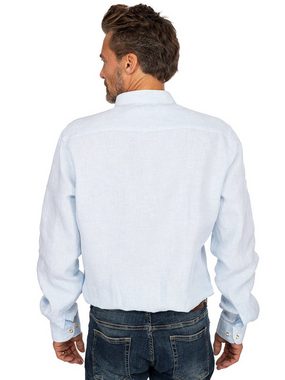 Almsach Trachtenhemd Hemd Stehkragen 175LI hellblau (Slim Fit)