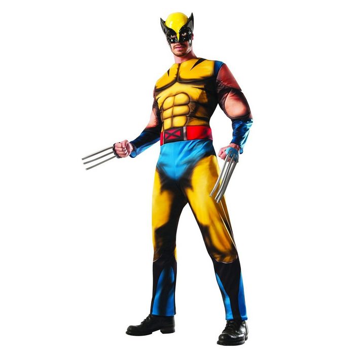 Rubie´s Kostüm Comic Wolverine Gepolstertes Marvel Superheldenkostüm im Comic-Stil