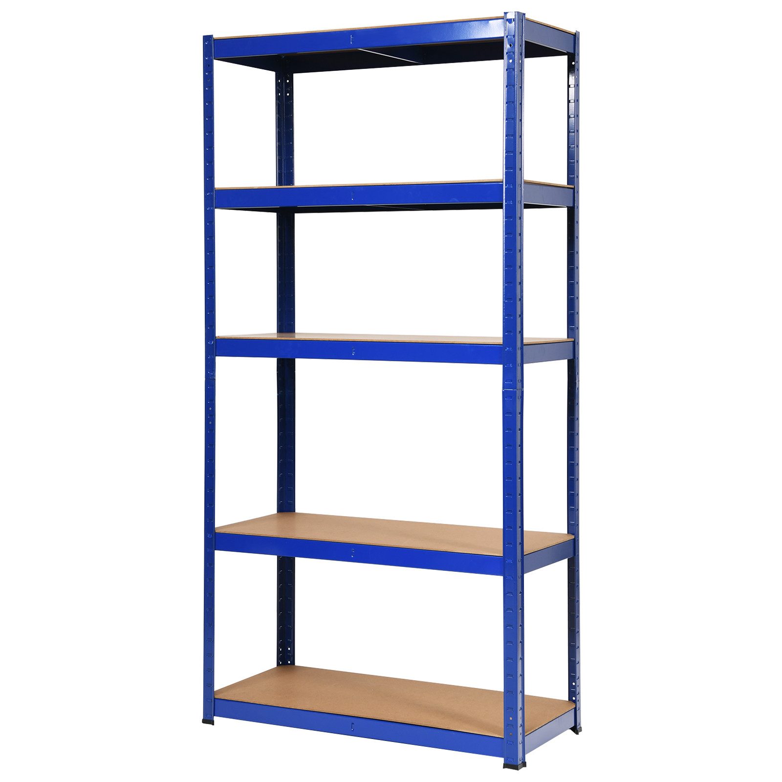 COSTWAY Schwerlastregal, 5 Ebenen, bis 175kg pro Ebenen 180x90x40cm Blau