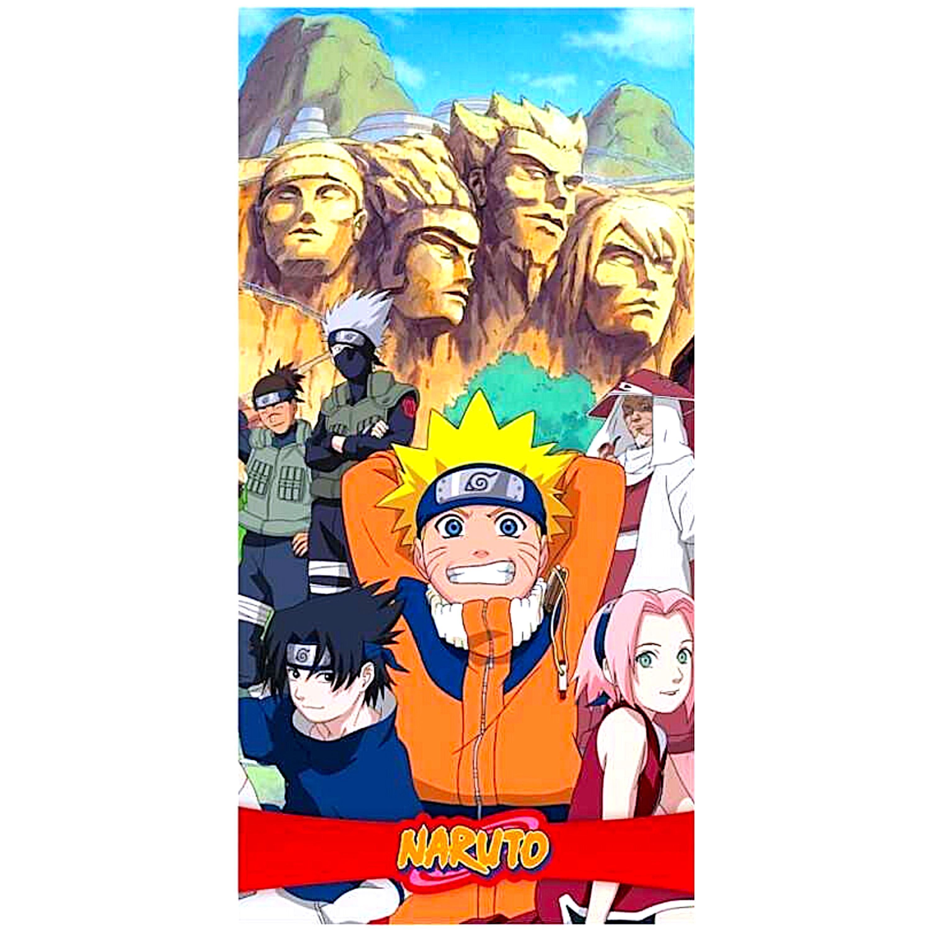 Naruto Badetuch, Mikrofaser, Jungen Strandtuch 70 x 140 cm schnelltrocknend