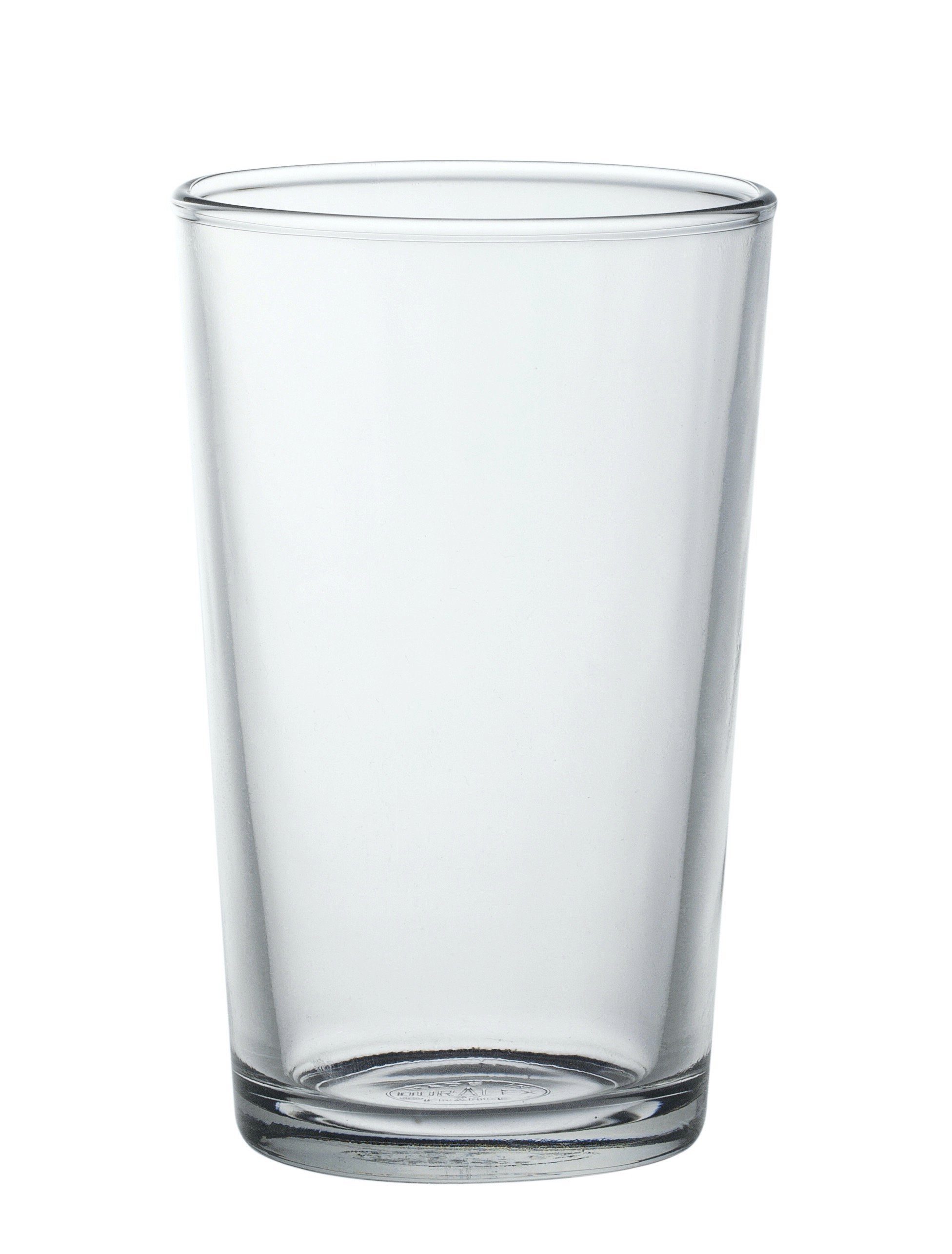 Duralex Tumbler-Glas Chope Unie, Glas gehärtet, Tumbler Trinkglas 280ml Glas gehärtet transparent 6 Stück