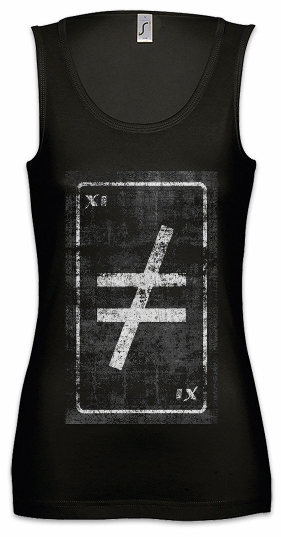 Tanktop Tarot Inequality Ärmelloses Damen T-Shirt Karte Karten Card Voddoo