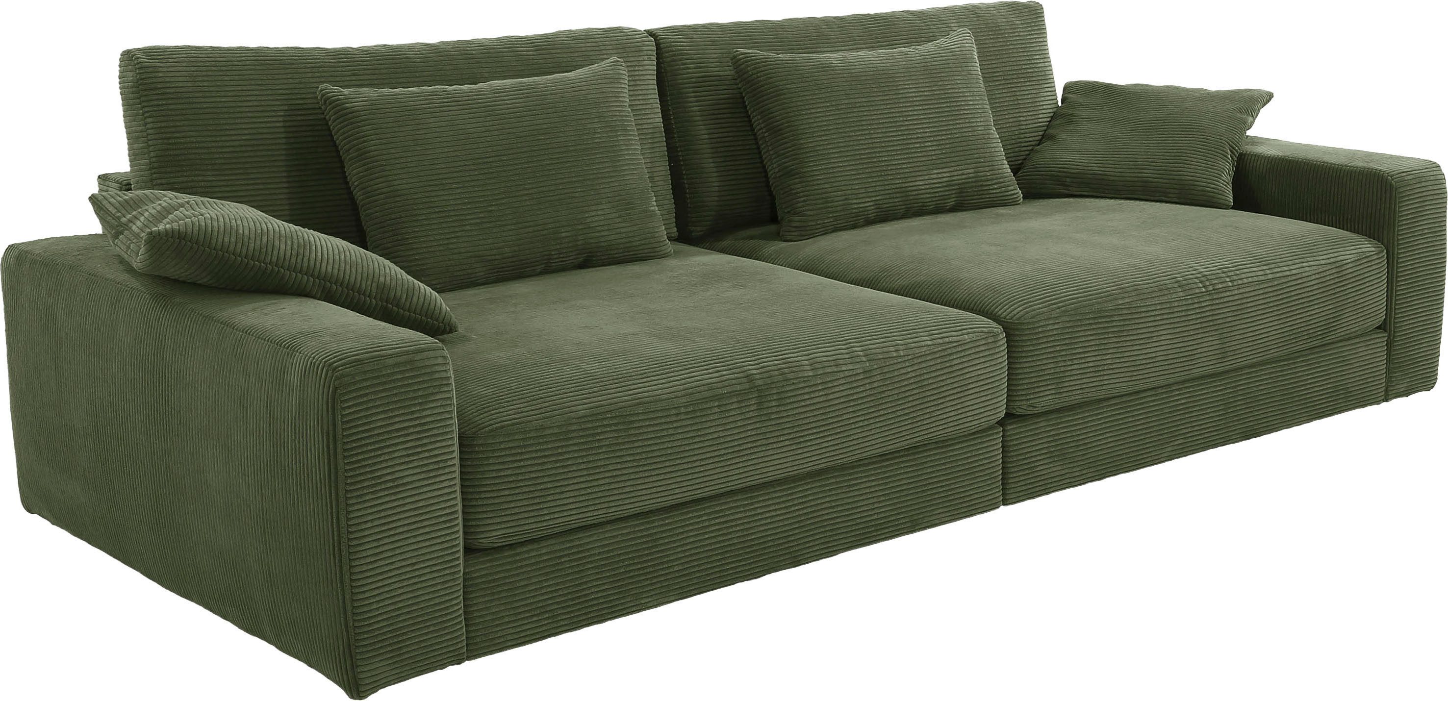 Jockenhöfer Gruppe Big-Sofa Milano XXL, mit Federkern, Breite 290cm, Liegefläche 120x240cm, inklusive Kissen