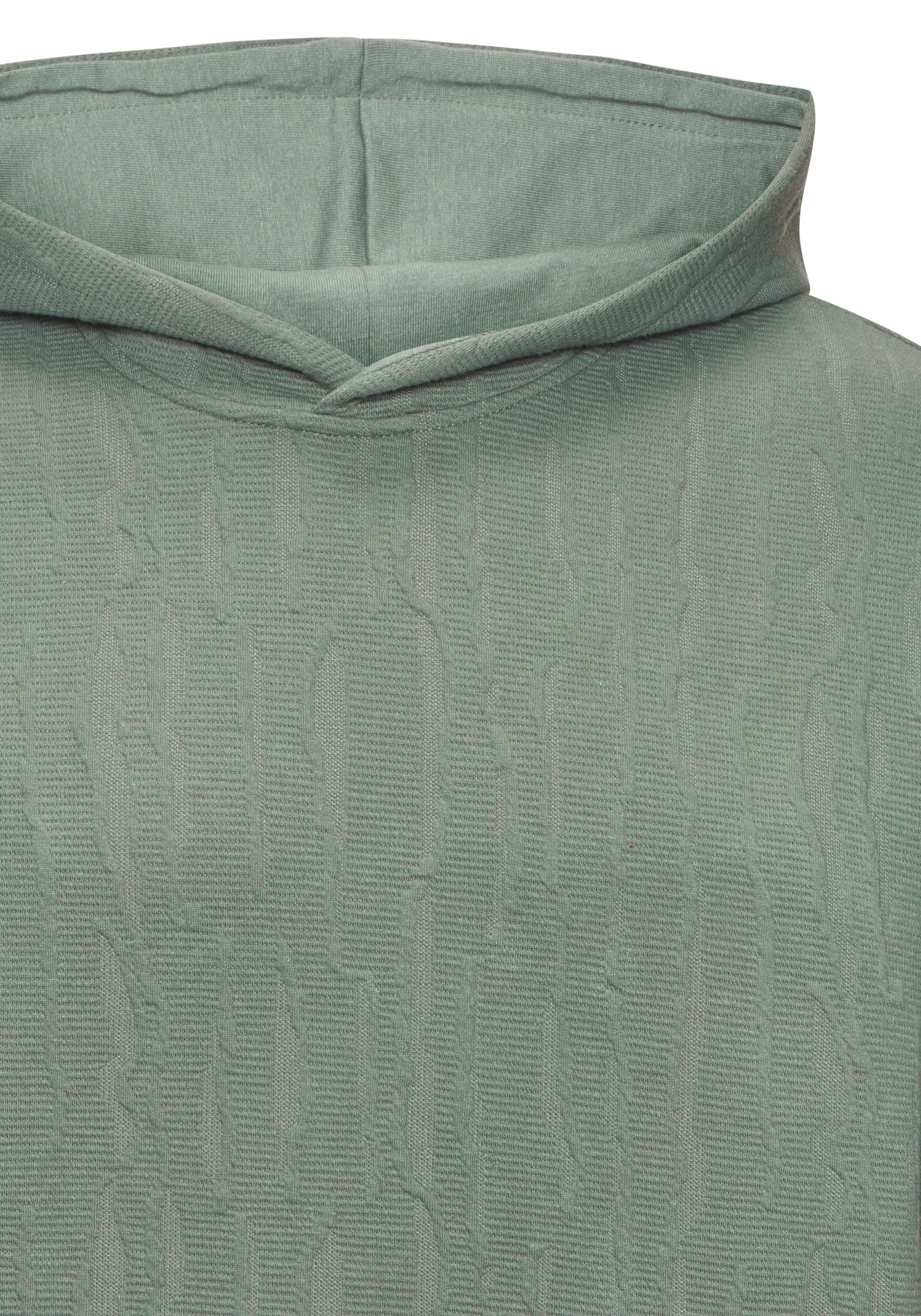 John Devin Hoodie - Struktur Sweat mit Kapuze bis Größe 5XL innen angeraute Sweatware mit besonderer Struktur-Optik – Bild 3 von 4