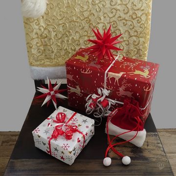 maDDma Geschenkpapier 3 Rollen Weihnachts-Geschenkpapier, Weihnachten 5