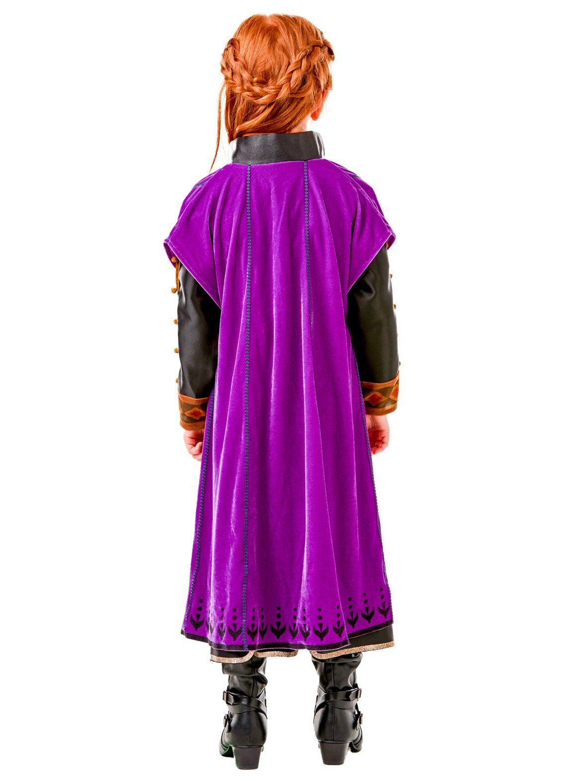 Rubie´s Prinzessin-Kostüm Eiskönigin 2 Anna Karneval Faschingskostüm Kinder, Hochwertige Version des Anna-Outfits aus 'Frozen 2'